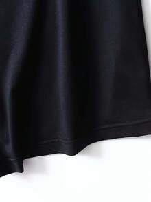 1 Piece Of Plus Size Women's T-Shirt, For Cat Lovers, White Color - Black Cat And Yellow Eye Print With Leaf Design - Soft, 100% Cotton, Round Neck, Short Sleeve - Lightweight And Breathable Casual T-Shirt For Spring And Summer (Machine Washable) 180g Cotton 100%. - 黑色 - 查看 4