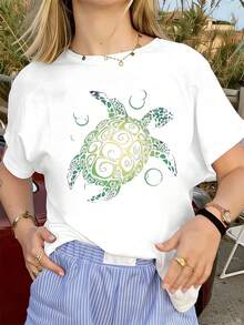 Women T-Shirts - White - View 1
