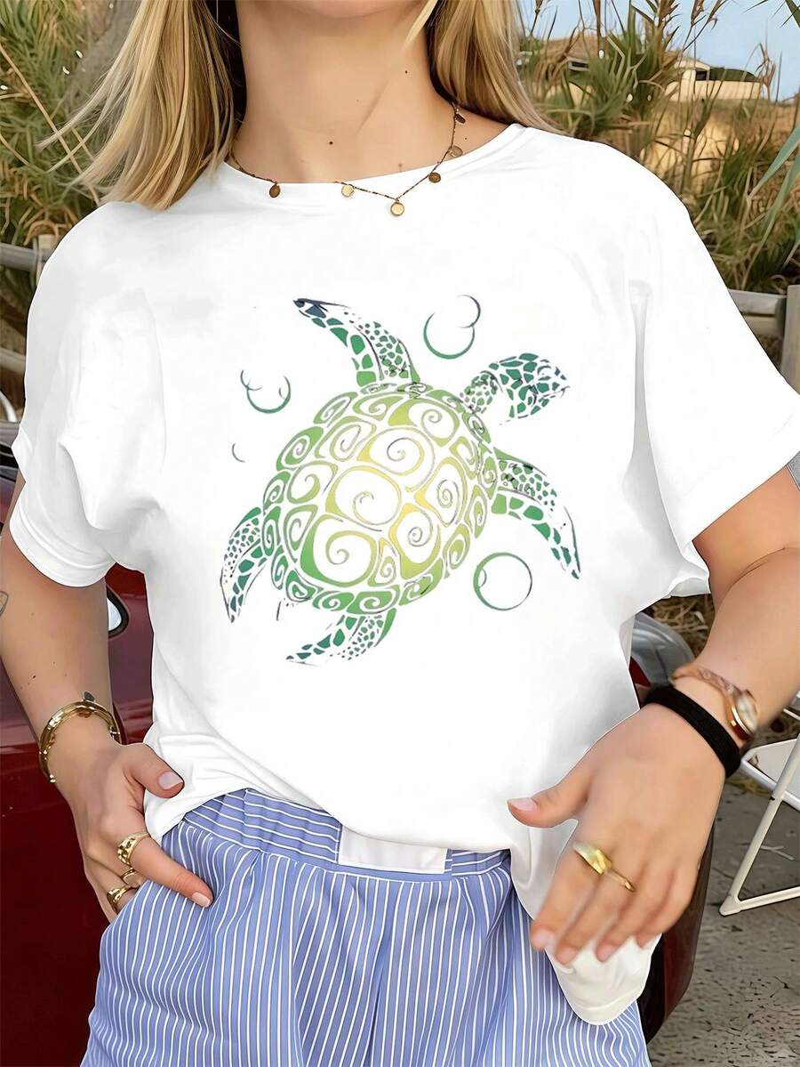 Women T-Shirts - White - View 1