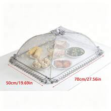 1 buah Penutup Makanan Dapur Lipat - Penutup Meja Lipat Bernapas Cocok Untuk Penggunaan di Rumah, Desain Jaring Bermotif, Sempurna Untuk Pesta Luar Ruangan, Piknik, Barbekyu, dan Berkemah, Aksesori Penyimpanan Dapur - MultiWarna - View 13