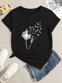 Women T-Shirts - Black - View 2