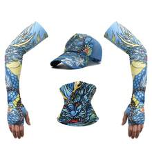 Polo de golf , Gorra de golf, Gorra de golf, Gorra de golf, Para hombre, Para mujer, Gorra con visera, Sombrero de sol para mujer, Conjunto de manga de seda fría con protección solar LA, Conjunto de las Cuatro Bestias de  Nacional, Sombrero de ciclismo, pesca y actividades al aire libre para hombre, Sombrero de sol, Conjunto de cuatro piezas de manga de seda fría 2026 - Conjunto de tres piezas Xuanwu - Ver 7