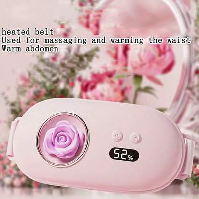1800mAh Portable USB Heating And Massage Belt With Low Voltage Electric Pad, Suitable For Lower Abdomen, Back And Menstrual Cramps - USB Heating And Massage Thermotherapy Device