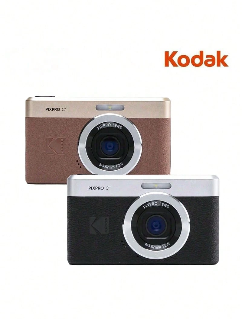 Kodak C1 Digital Camera 2.8-Inch Flip Screen 13MP High Definition Image Quality & Wide Angle Shooting 1080P Video Ultra-Thin Body Portable Auto Focus - View 1