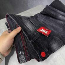 Men's Skinny Fitted Jeans With Elastane, Comfortable, Casual/Player Style - JO-10 - 查看 5