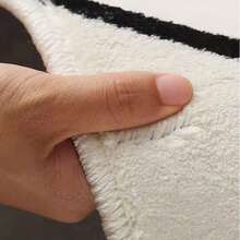1pc Black And White Striped Heart Design Machine Washable Soft Comfortable Bathroom Mat Entrance Doormat Perfect For Kitchen Bathroom Bedroom And Other Decorative Uses - A - View 6
