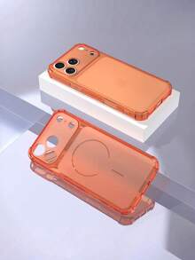 Square Corner Anti-Drop Matte Phone Case That Instantly Turns Into A Large Window, Simple And Personalized Style, Cute Candy Colors, Soft And Skin-Friendly, Suitable For 17/16/15/14/13/12/11 Pro Max, Lightweight And Shockproof, Full-Coverage Stylish Protective Case - Black - View 10