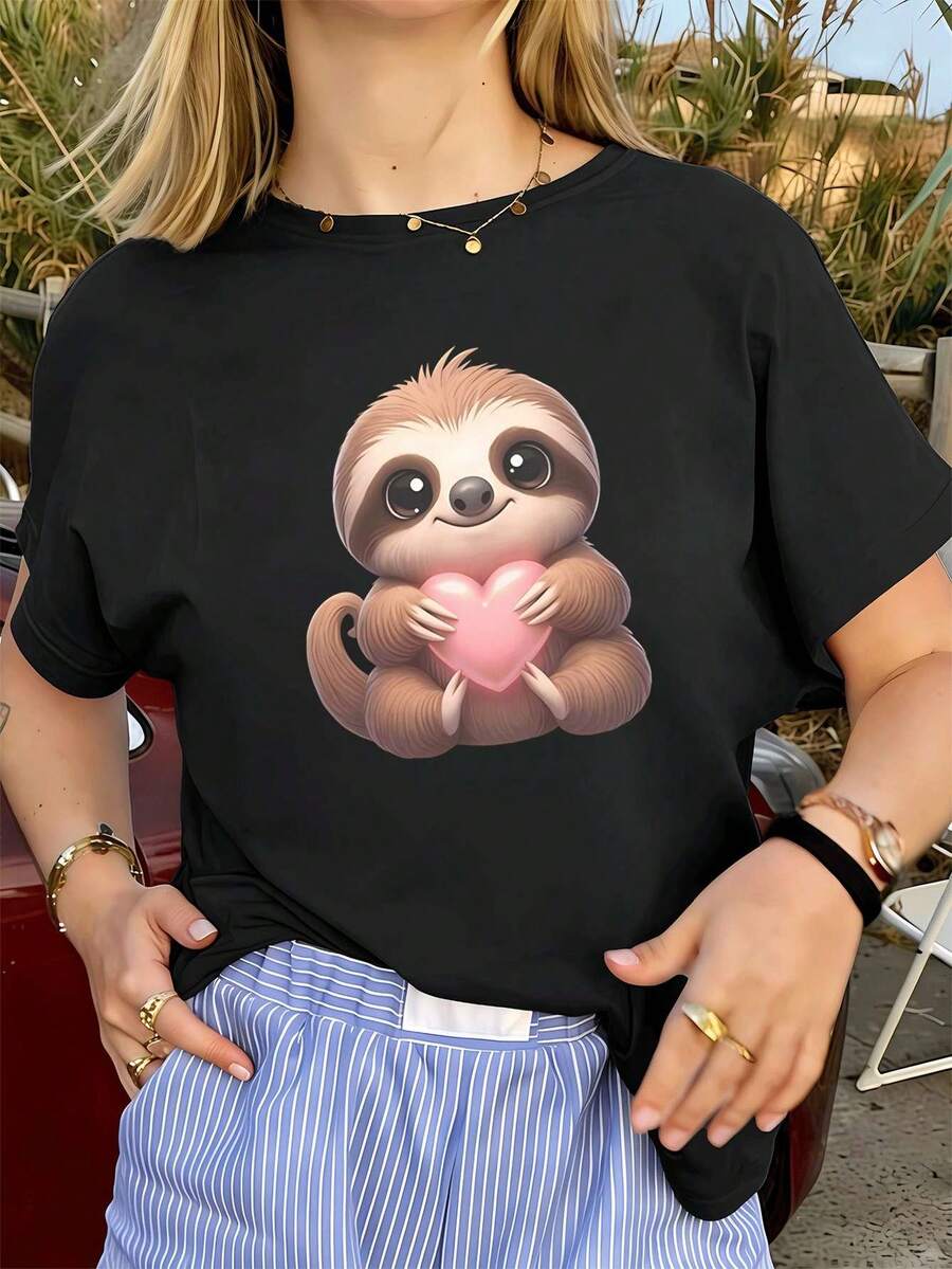 Women T-Shirts - Black - View 1