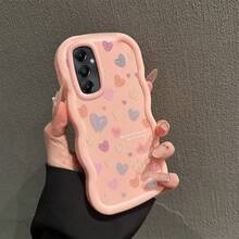 Fashionable And Cute Anti-Pollution Korean Anime Style Niche Casual Cartoon Phone Case, Suitable For 05s/A13 5G/A13/A04s/A14 4G/A14 5G/A15 4G/A15 5G/A24 4G/A25 5G/A54 5G/A55 5G/A16/A16 5G/A36/A56/A26 5G/M23/F23/M13 4G/F13 4G/A34 5G/A35 5G, With Shock-Absorbing, Anti-Slip, Lightweight, Durable, And Anti-Pollution Features. - White - View 5