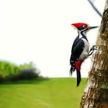 1pc Acrylic Woodpecker Wall Decor, Unique Woodpecker Attached To Tree Trunk, Weather-Resistant Outdoor Decoration For Garden, Patio Or Housewarming Gift, Adds Whimsical Flair To Any Space - A - View 6
