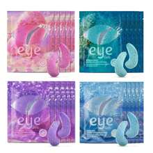 2/10/20 pièces (10 paires) Patchs anti-fatigue pour les yeux style océan, éliminent les cernes, convient aux hommes et aux femmes, cadeau idéal pour les femmes. Patchs anti-fatigue pour les yeux, cadeau idéal pour la Saint-Valentin, la Fête des Mères, Halloween, Noël, les voyages, les anniversaires et autres fêtes. (Mariée, masque pour les yeux, remplissage de sacs pour enterrement de vie de jeune fille, beauté, masque pour le visage, Saint-Valentin, essentiels de voyage, cadeau pour la Fête des Mères, voyage) - Multicolore - Voir 7
