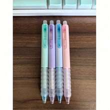 Un set (4 bolígrafos + 4 recambios) de bolígrafos borrables, bolígrafos de gel borrables azules, puntas de 0.5 mm, tinta de gel borrable, bolígrafos con borradores, adecuados para útiles escolares, bolígrafos, útiles de oficina, Pascua y útiles para diarios. Lápiz mecánico, bolígrafos, artículos de papelería - Conjuntos - Ver 9