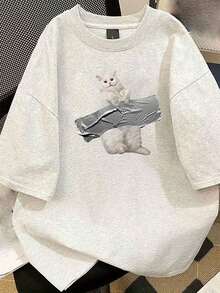 Women T-Shirts - Light Gray - View 7