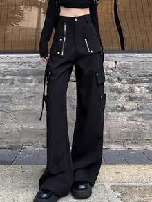 Women Pants - ブラック - View 7