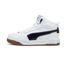Puma Unisex Classic Mid-Top Skate Shoes, Spring/Autumn Fashion Comfortable Sports Casual Sneakers 39614808 - White-black-gum Color - View 2