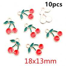 10pcs Fruit Enamel Metal Charms Apple Orange Carrot Pendant For DIY Necklace Bracelet Jewelry Making Findings Supplies - Fruit - View 23