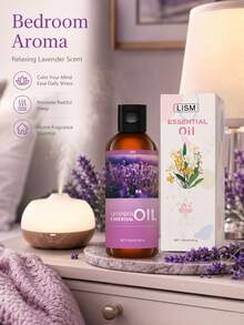 1 Flasche 100ml/30ml Lavendel Duft Ätherisches Öl, geeignet für Raumduft, Diffuser, Luftbefeuchter, DIY Seife, Kerzenmachen, Büroentspannung, Heimtreffen, langanhaltender Duft, Geschenk für Freunde - Einheitsgröße - Übersicht 3