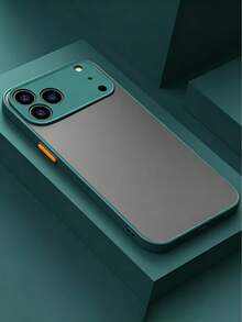 Premium Semi Transparent Matte Skin Feel Phone Case Compatible With IPhone 17 Pro Max 17 Pro 17 16 Pro Max 16 Pro 16 15 14 13 12 11 Pro Max Plus Camera Protection Back Cover - Green - View 2