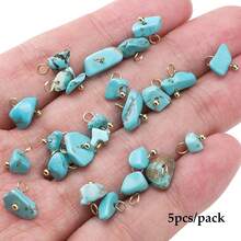 beadia 5/10pcs 5-10mm Asymmetric Natural Stone Pendant - Used For DIY Jewelry Making Necklaces, Bracelets, Accessories And Supplies - Irregular Shapes - View 12