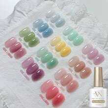 MIANEL GEL Seri Gel Kuku Dopamine Candy Color Terbaru 2026, Fluiditas Tinggi, Gel Pembentuk Jelly Milk Candy Cocok untuk Manikur, Koleksi Musim Semi/Panas Populer - MultiWarna - View 2