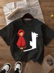 Women T-Shirts - Black - View 4