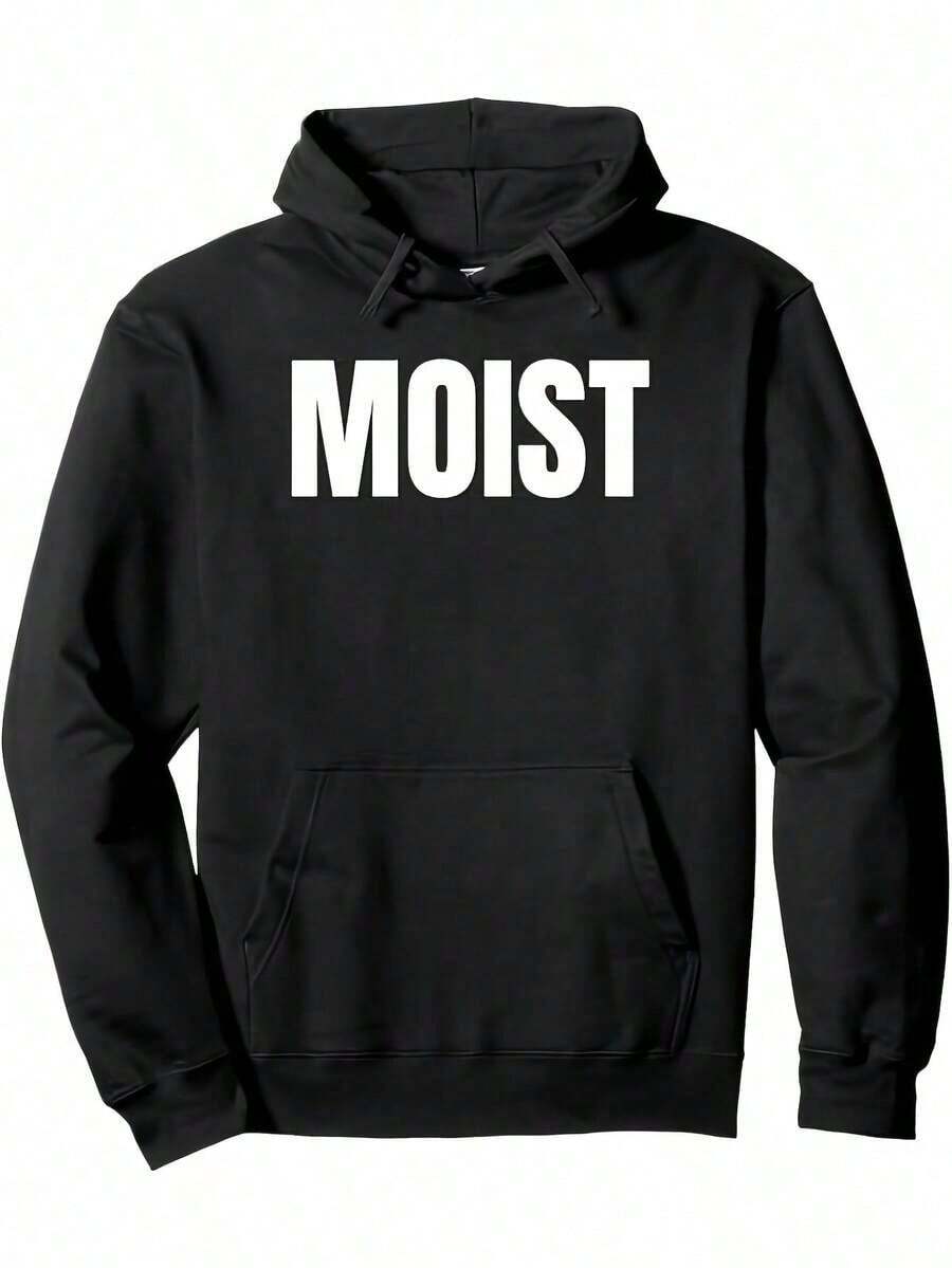 Compatible With 1 Men's Heavyweight Hoodie - Indigenous Inspired Graphic Print With Feather Design, Black With Red And White Lettering, Front Pocket, Regular Fit, Casual Outdoor Sweatshirt_089 - 黑色 6 - 查看 1