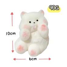 1pc Soft Floppy Ear Puppy Plush Doll, Ultra Soft Slow Rebound Realistic Macaron Doll, Cute Stress Relief Doll, Soft Squeeze Doll, Suitable For Anxiety Relief, Perfect Gift For Dog Lovers, Multiple Colors Available - Multicolor - View 6