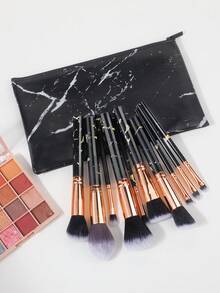 Bộ 10 cọ trang điểm cao cấp bằng sợi tổng hợp, dùng cho mặt, mắt và môi, bao gồm kem nền, phấn phủ, phấn mắt, lông mày, lông mi, kẻ mắt, tán màu, che khuyết điểm, tạo khối và bắt sáng. - Nhiều màu - Xem 5