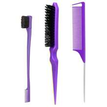 Bộ dụng cụ tạo kiểu tóc 6 món/4 món/3 món kèm bình xịt, lược uốn tóc unisex, bao gồm 1 bình xịt + 1 lược duỗi tóc + 1 lược tạo độ phồng + 1 lược đuôi nhọn + 2 dụng cụ tết tóc, đồ trang điểm, bộ mùa hè Y2K, dụng cụ tạo kiểu tóc và phụ kiện tóc. - Nhiều màu - Xem 10