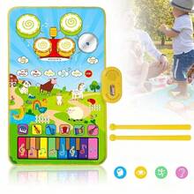 This 3-In-1 Music Mat And Dance Mat Features A Non-Slip Design, Is Portable And Larger In Size, And Comes In Beautiful Packaging. Its Non-Slip Design Makes It A Perfect Gift For Family And Friends. - Multicolor - View 7