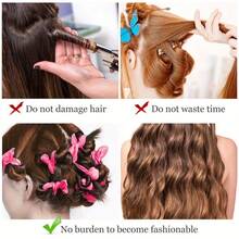 5pcs Hair Styling Tools, Sleep Curlers, Perm Rods, No-Heat Hair Curlers - Polka Dot Curls - View 4