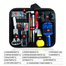 147-Piece Watch Repair Tool Kit, Suitable For Watchmakers' Case Openers, Link Pins, Spring Bar Removers, Convenient Watchmaker Tool Set, Ideal Gift Choice - one-size - View 10