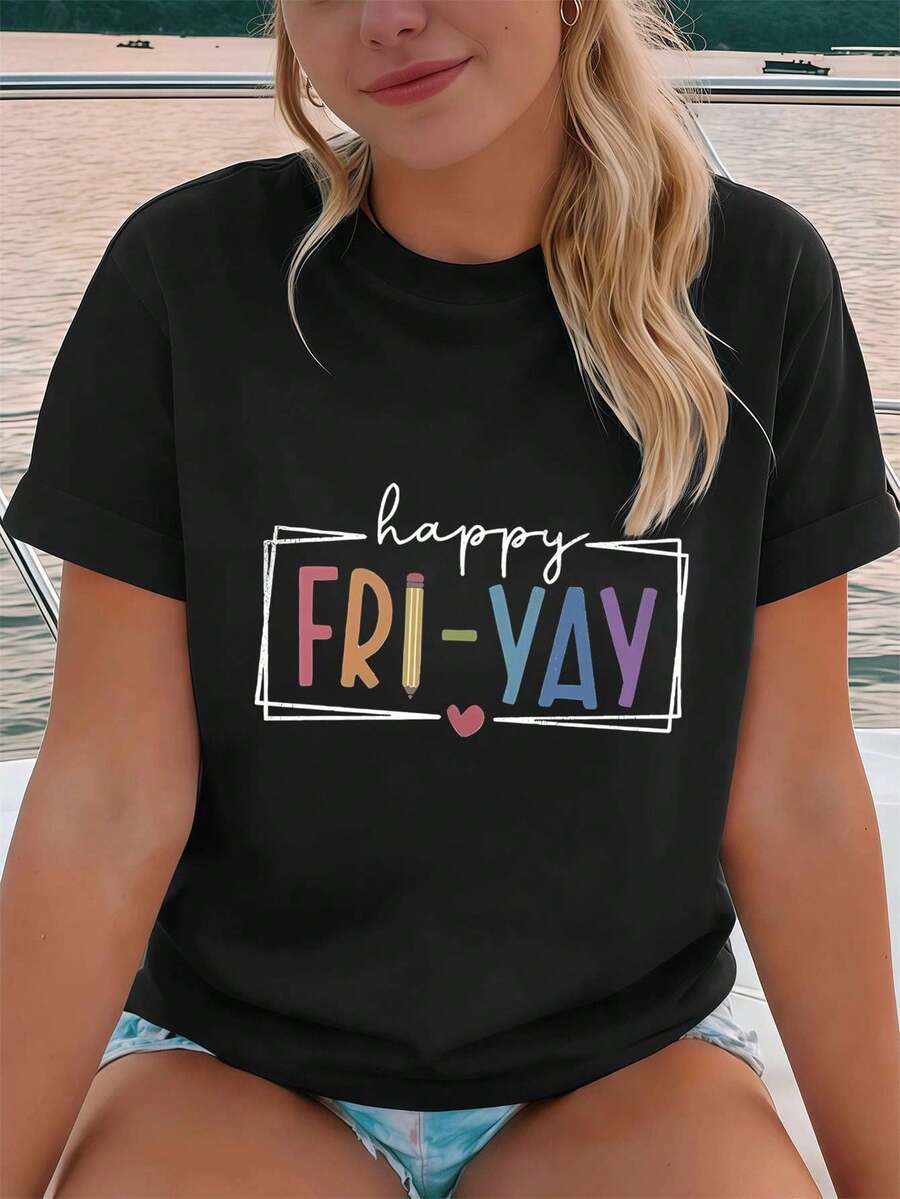 Kvinnor T-shirts - Svart - Visa 1