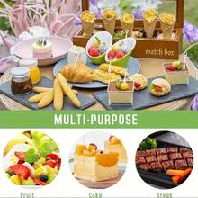 Transparent Disposable Fruit Forks, Thickened Plastic Fruit Picks, Small Cake Dessert Forks, Portable Multi-Purpose Pastry Salad Fruit Picks, Suitable For Parties, Weddings, Birthdays, Gatherings, Daily Home Kitchen, Baking, Cafes, Hygienic Practical Disposable Tableware, Convenient Takeout Dessert Utensils, Multi-Scenario Daily Use, Lightweight Durable Snack Fruit Dessert Auxiliary Tableware, Essential For Home, Restaurant, Outdoor Gatherings - Transparent - View 10