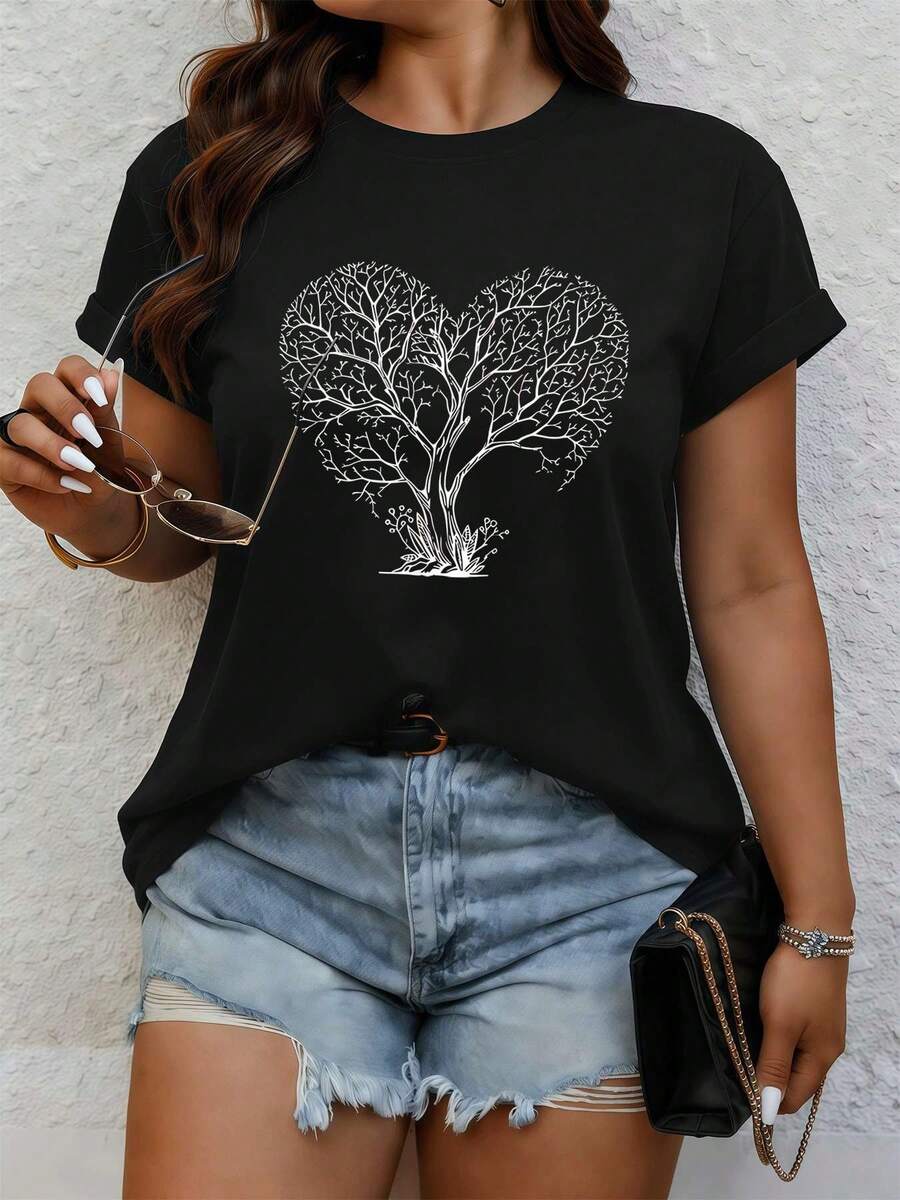 Women T-Shirts - Black - View 1