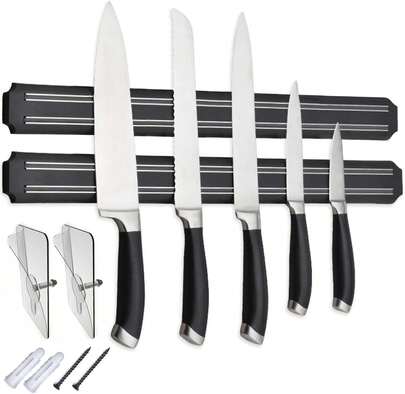 ? Magnetic Knife Holder,15 Inch Magnetic Knife Storage Strip,Knife Bar Block Magnet,Kitchen Utensil Holder,Tool Holder,Multipurpose Magnetic Knife Rack
