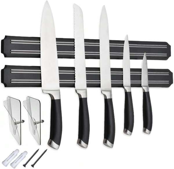 ? Magnetic Knife Holder,15 Inch Magnetic Knife Storage Strip,Knife Bar Block Magnet,Kitchen Utensil Holder,Tool Holder,Multipurpose Magnetic Knife Rack
