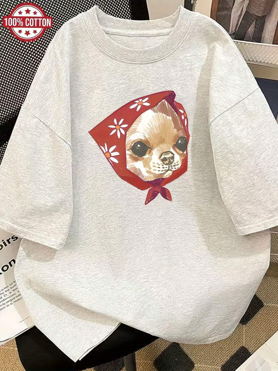 Women T-Shirts - Light Gray - View 1