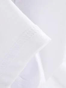 Camiseta de Algodón Puro de Alta Calidad, Estampado de Marca Moderna, Manga Corta, Nueva Colección de Verano para Hombres, Talla Grande, Holgada y Versátil - Blanco - Ver 8