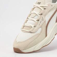 Puma 女款輕量透氣復古厚底運動鞋，春/夏季 - 白色-咖啡色-米白色 - 查看 11