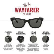 Ray-Ban RB2140 902/57 50 Original Wayfarer Tortoise Brown Polarized NEW W/ Tags - Color default - View 5
