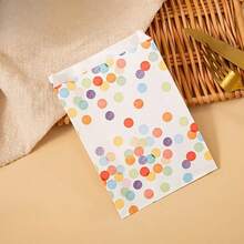 48/24/12 Sets Colorful Polka Dot Kraft Paper Gift Bags With Stickers, Birthday Party Gift Bags, Wedding Party Colorful Polka Dot Kraft Paper Bags, Holiday Party Colorful Polka Dot Gift Bags, Thanksgiving Theme Party Gift Bags Decorations, Suitable For Weddings, Birthday Parties, Holiday Gatherings, Party Gifts, With Sealing Stickers - Colorful Polka Dot Paper Bags - View 9