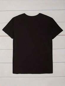 Playeras de algodón para mujer The Godmother - Camiseta casual de manga corta 100% algodón para mujer - Cuello redondo, corte regular, lavable a máquina, esencial para primavera y verano  y2k blusas básicas de mujer - Negro - Ver 3