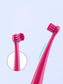 1pc Mini Round Head Soft Bristle Toothbrush For Adults, Small Head Clean Back Teeth, Individually Wrapped Daily Household Toothbrush - Multicolor - View 3