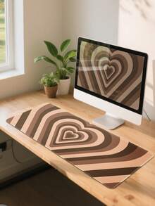 Game Mouse Pad, Suitable For Game Home Office Work, Extended Pad Computer Keyboard Laptop, Large Table Pad With Non-Slip Rubber Base Edge Stitching Desktop Decoration - View 5