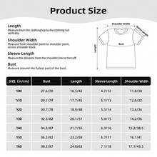 Girls' Short-Sleeved T-Shirt With A Cartoon Planet Print, Cute And Casual For Spring And Summer. Pure Cotton Short-Sleeved T-Shirt For Children Aged 7-14 Years. - 白色 - 查看 7
