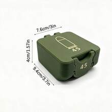 1pc .22 Caliber Bullet Cartridge Box, 3D Printed Portable Micro Storage Container, Outdoor Mini Organizer - Multicolor - View 9
