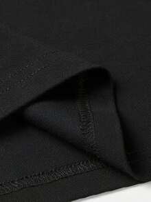 Camiseta de mujer para primavera y verano - Negro - Ver 4