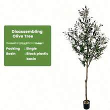 Künstlicher Olivenbaum (120 cm / 180 cm), eine hohe, realistisch wirkende Olivenbaum-Pflanze mit einem robusten Topf und naturgetreuen Blättern. Künstliche Bäume in großen und mittleren Größen für die Dekoration im Innen- und Außenbereich. Ideal für Häuser, Wohnzimmer, Schlafzimmer, Büros, Gärten, Balkone und Wohnungen. Pflegeleichtes Grün für eine moderne Einrichtung und für die Gestaltung von Veranstaltungen. Strapazierfähige Kunstpflanze für lang anhaltende Frische. Ein eleganter Zierbaum für Hochzeiten, Feiern, Geschäfte und Empfangsbereiche.   Übersetzt mit DeepL.com (kostenlose Version) - Dunkelgrün - Übersicht 8