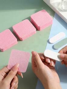 202PCS New Nail Polish Absorbent Sticks - Extra Large, No Silk Ingredients, No Harmful Substances, Suitable For Home Beauty Use, Quick-Dry Nail Polish And Clothing Cleaning, Nail Cleaning Paper Nail Supplies, Essential Nail Care Products, Nail Absorbent Paper, Nail Cleaning Cotton Pads Disposable Cleaning Pack, Nail Disposable Cleaning Cloth, Nail Cleaning Cloth, Nail Filing Strip - Multicolor - View 3